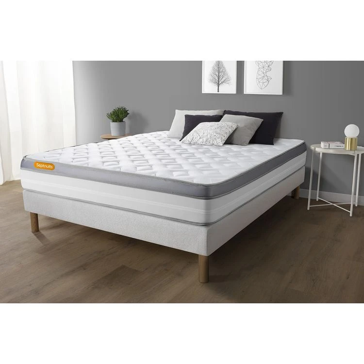 Le moins cher ???? SEPTNUITS Matelas 140x200 Memo Zen Mousse à Mémoire De Forme 5 Zones De Confort MAXI épaisseur ????