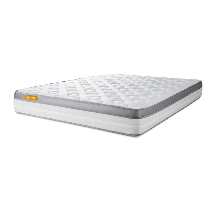 Le moins cher ???? SEPTNUITS Matelas 140x200 Memo Zen Mousse à Mémoire De Forme 5 Zones De Confort MAXI épaisseur ???? – Image 3