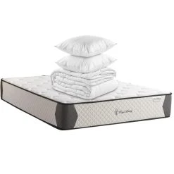 Meilleure vente ???? HBEDDING Matelas Mémoire De Forme 180x200 Royal Luxury 22 Hbedding - Mousse HR 28kg, 22cm D'épaisseur + Couette + 2 Oreillers ✔️