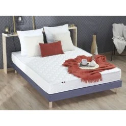 Promo ???? Matelas 100% Mousse Ferme Réversible 140 X 190 Cm STRATUS ⭐